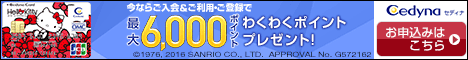 年会費永年無料セディナカード！！