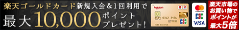 あなたをもっと素敵に。楽天ゴールドカード